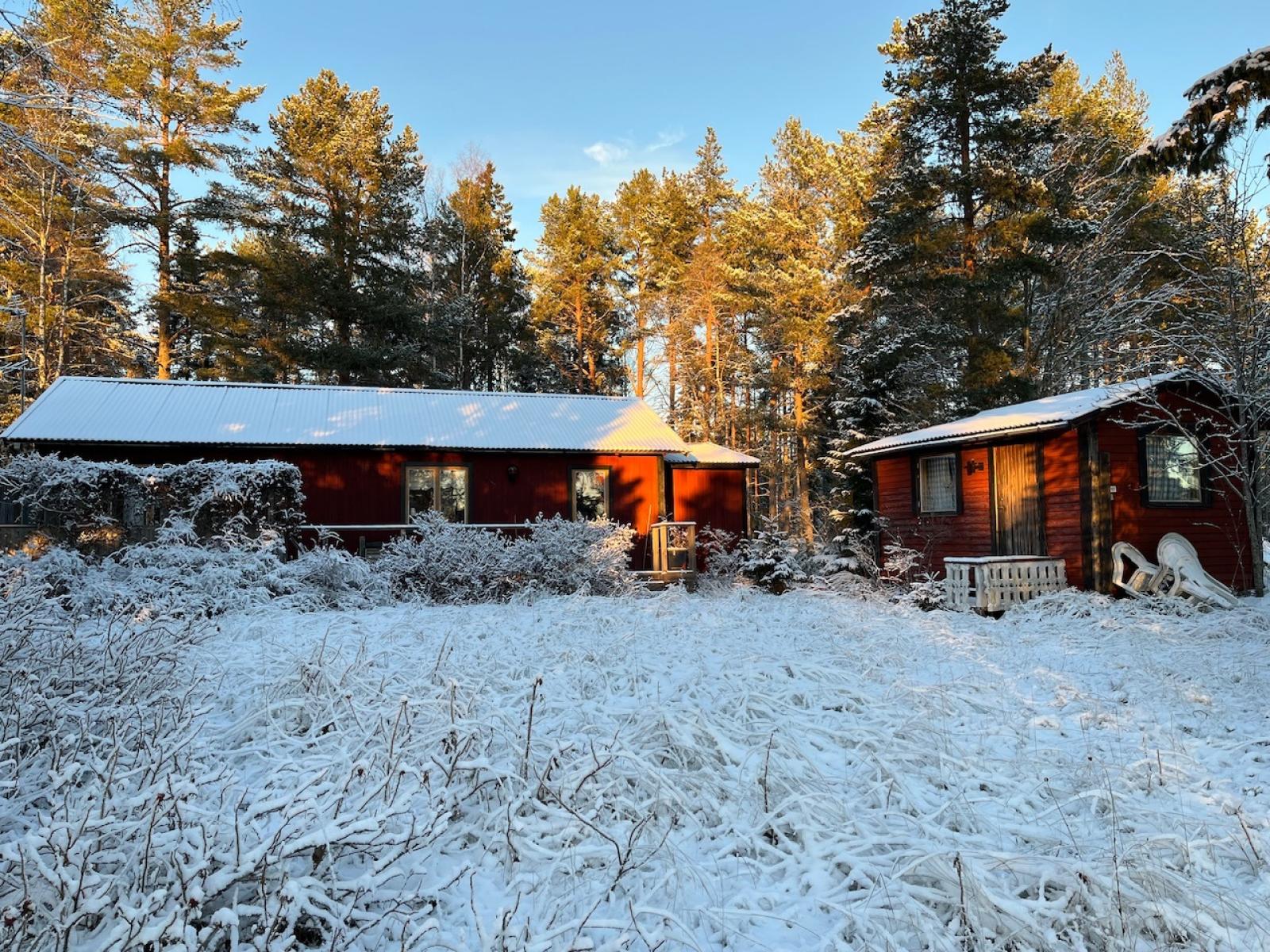 Stugan i vinterskrud