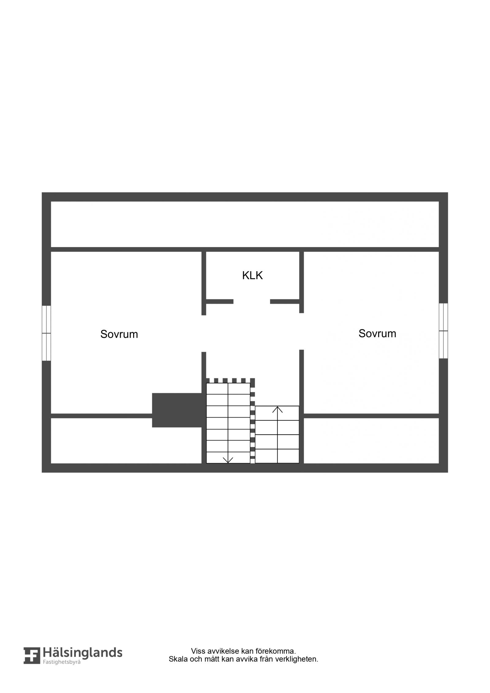 Planritning övervåning