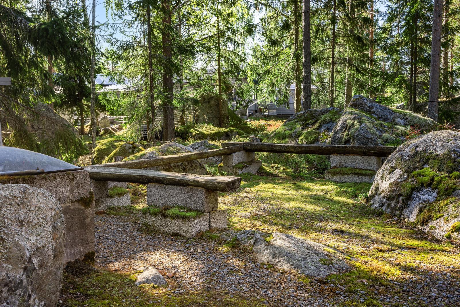 På tomten