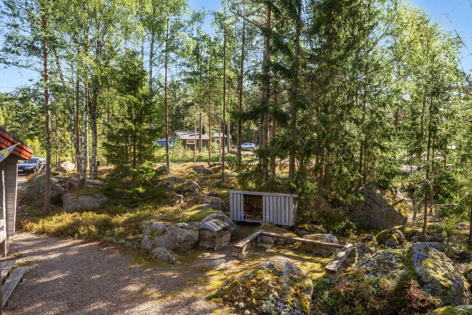 På tomten