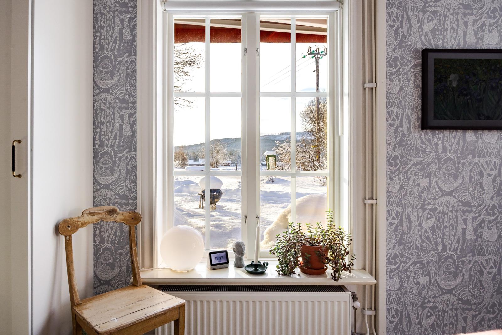 Fin utsikt i sovrum 1