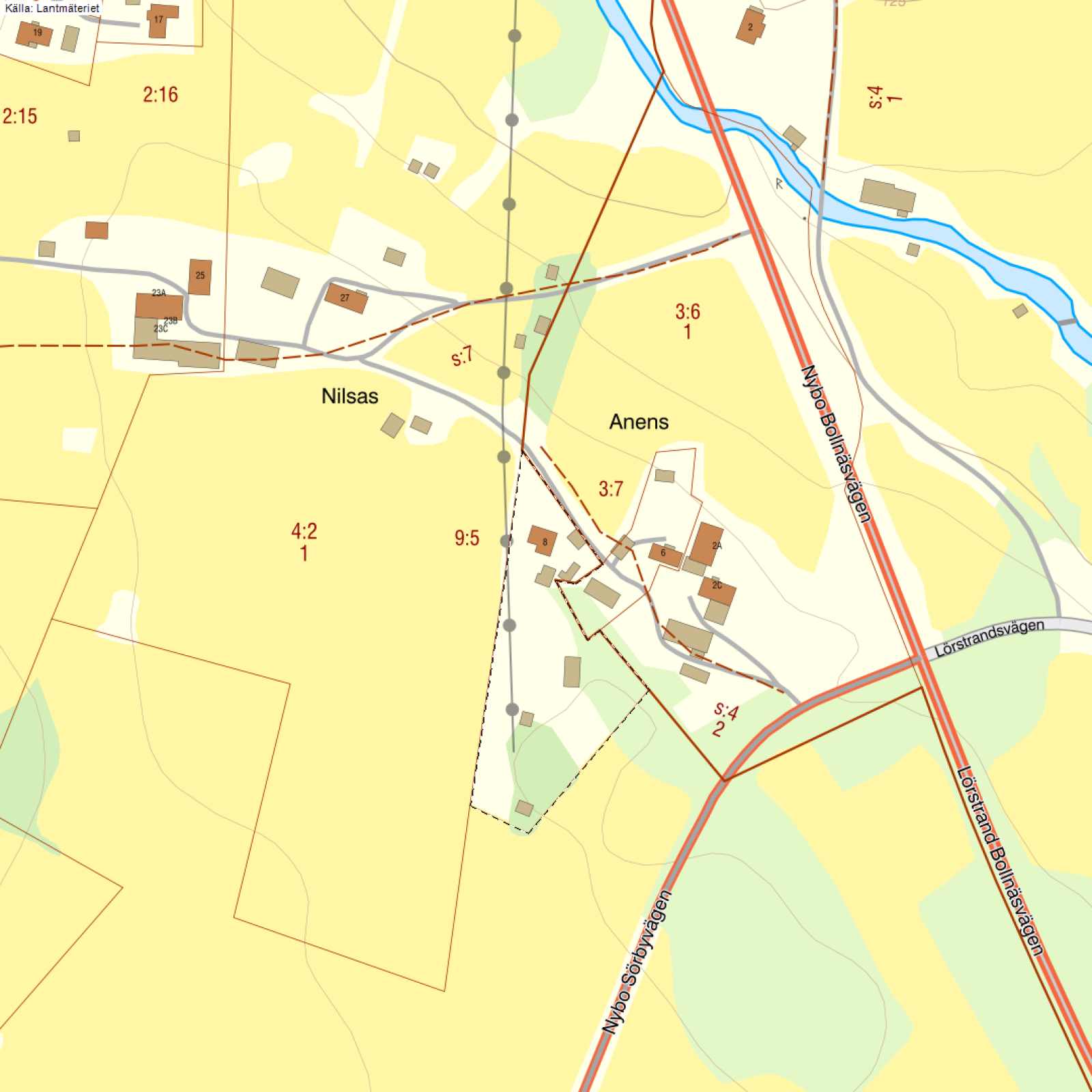 Karta från Lantmäteriet