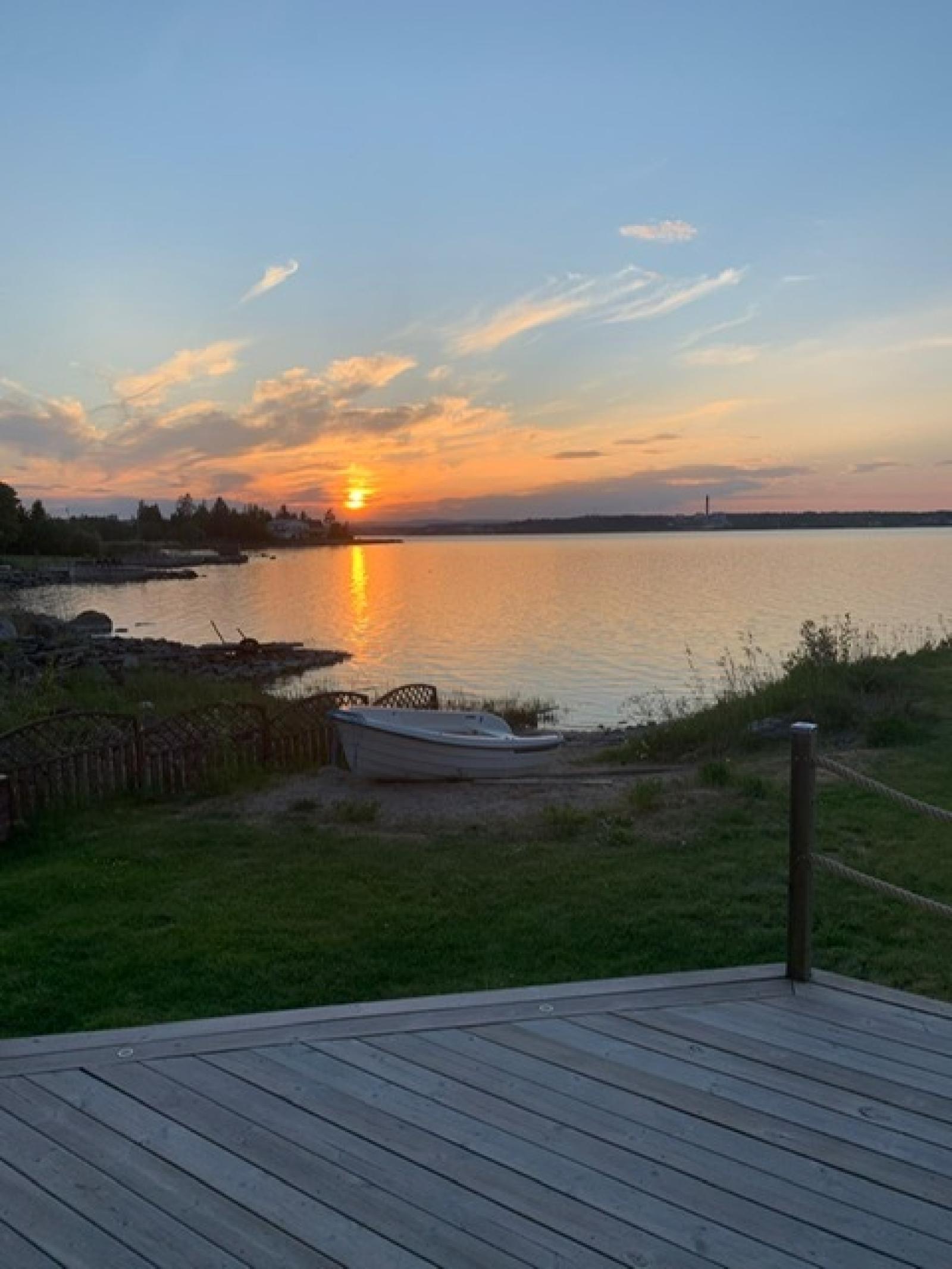 Utsikten in mot stan