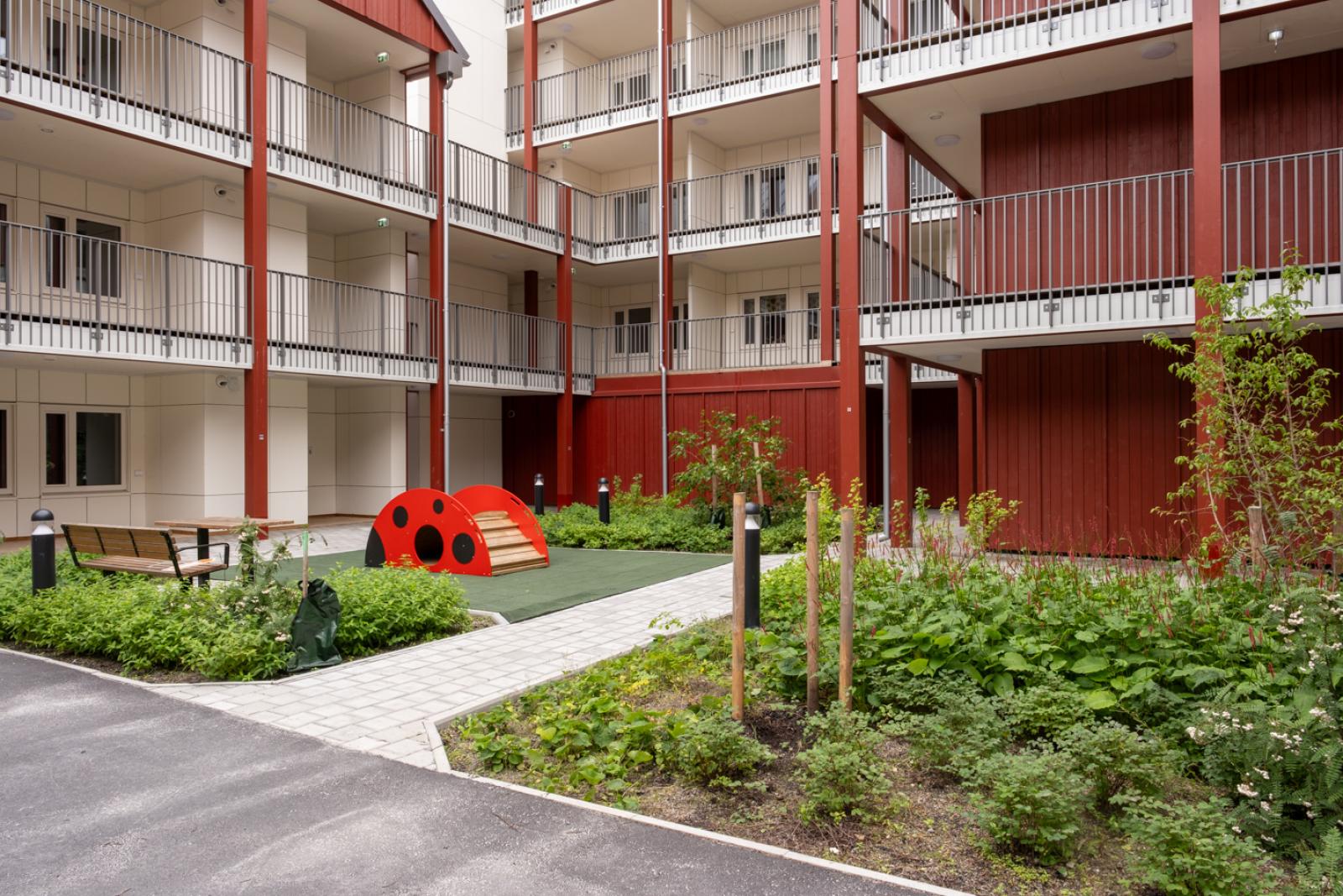 Mysig innergård
