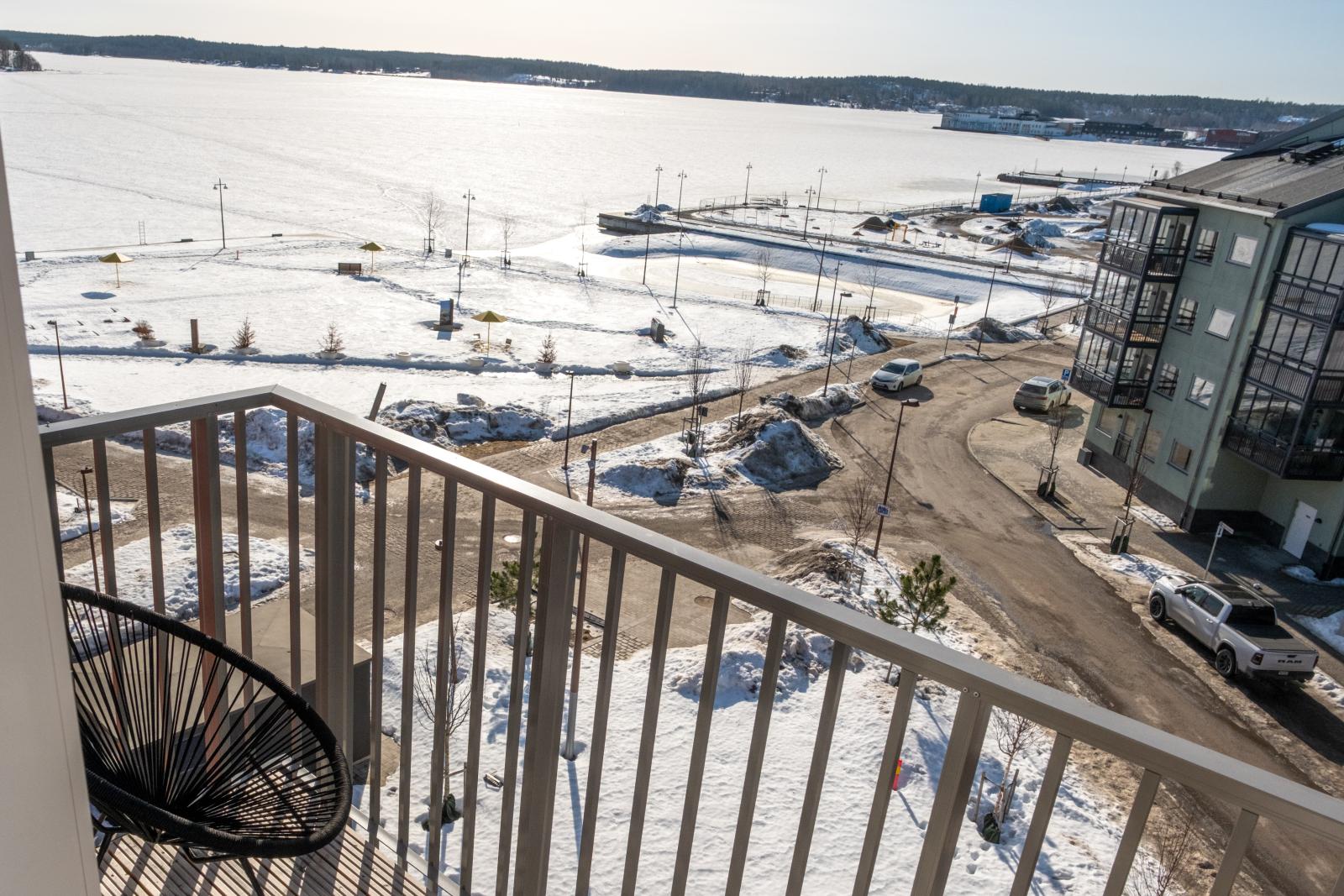 Utsikt från balkongen