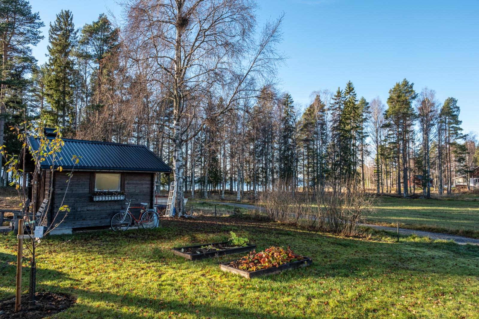 Från trädgården mot Dellen