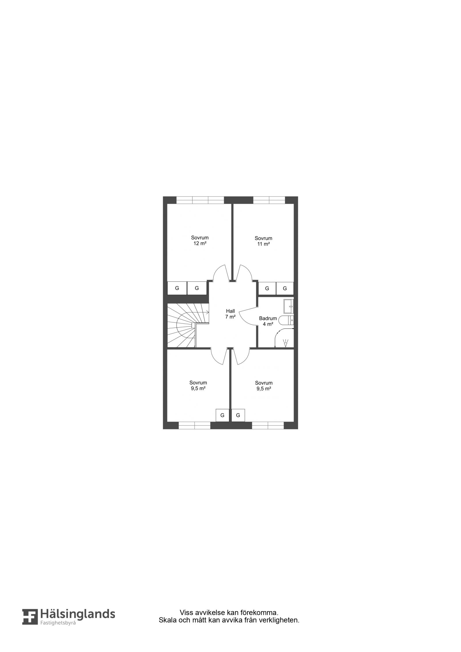 Timmergläntan 2D övre plan