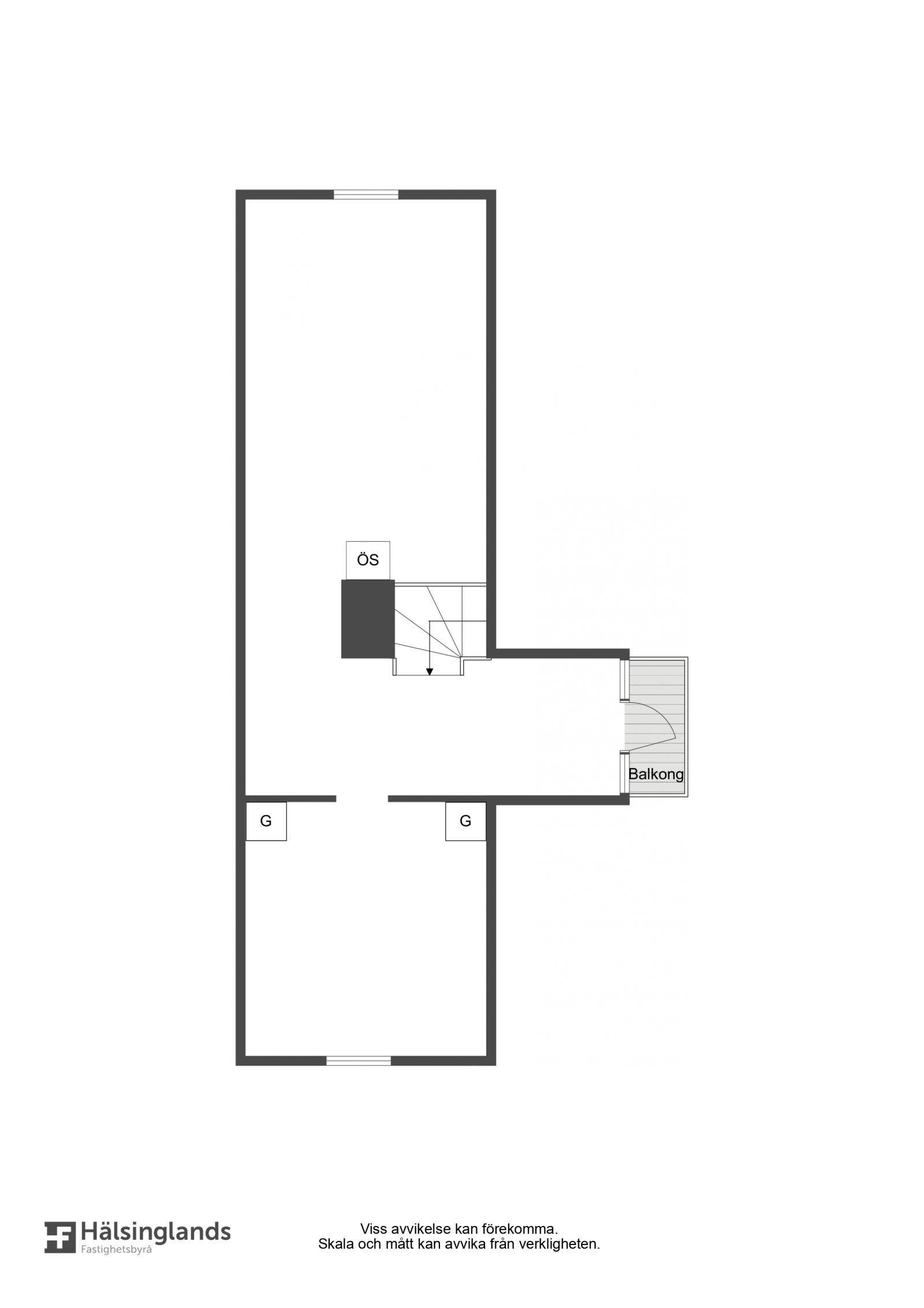 Planritning - övre plan