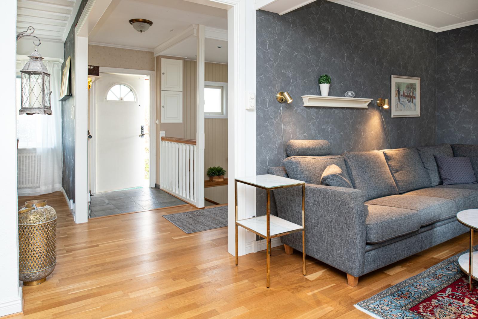 Hall i öppen planlösning