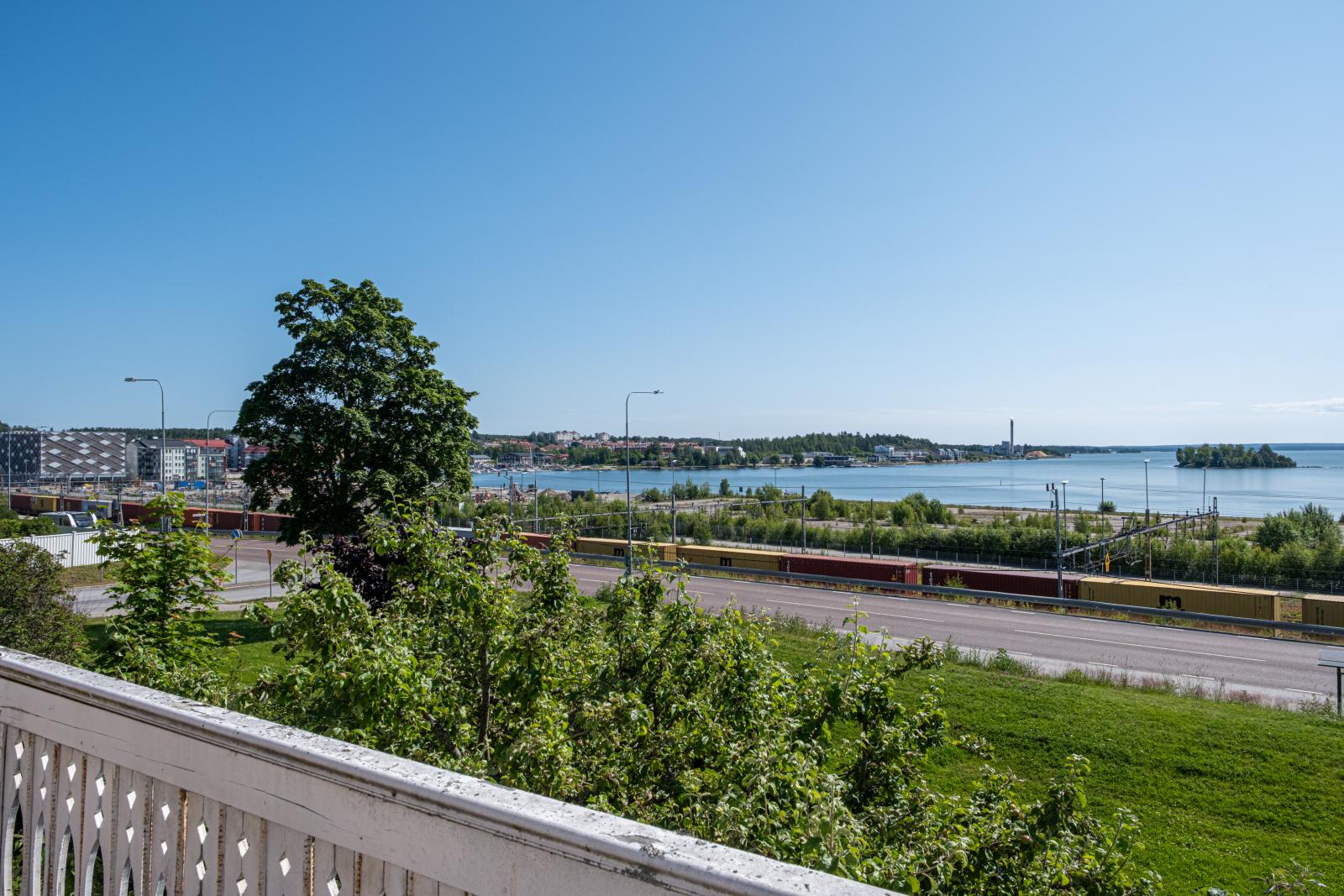 Utsikt från balkongen