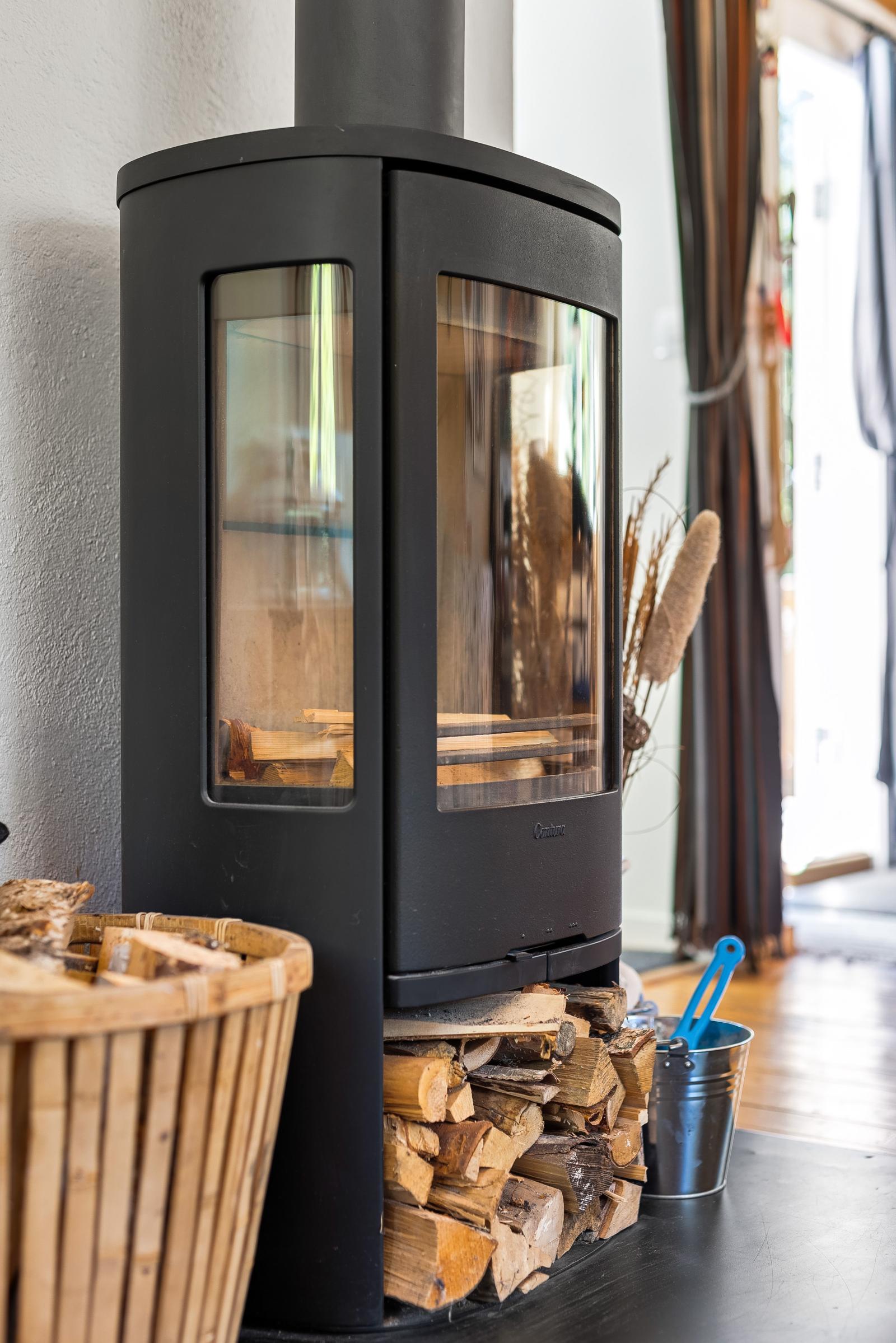 Kamin i allrummet