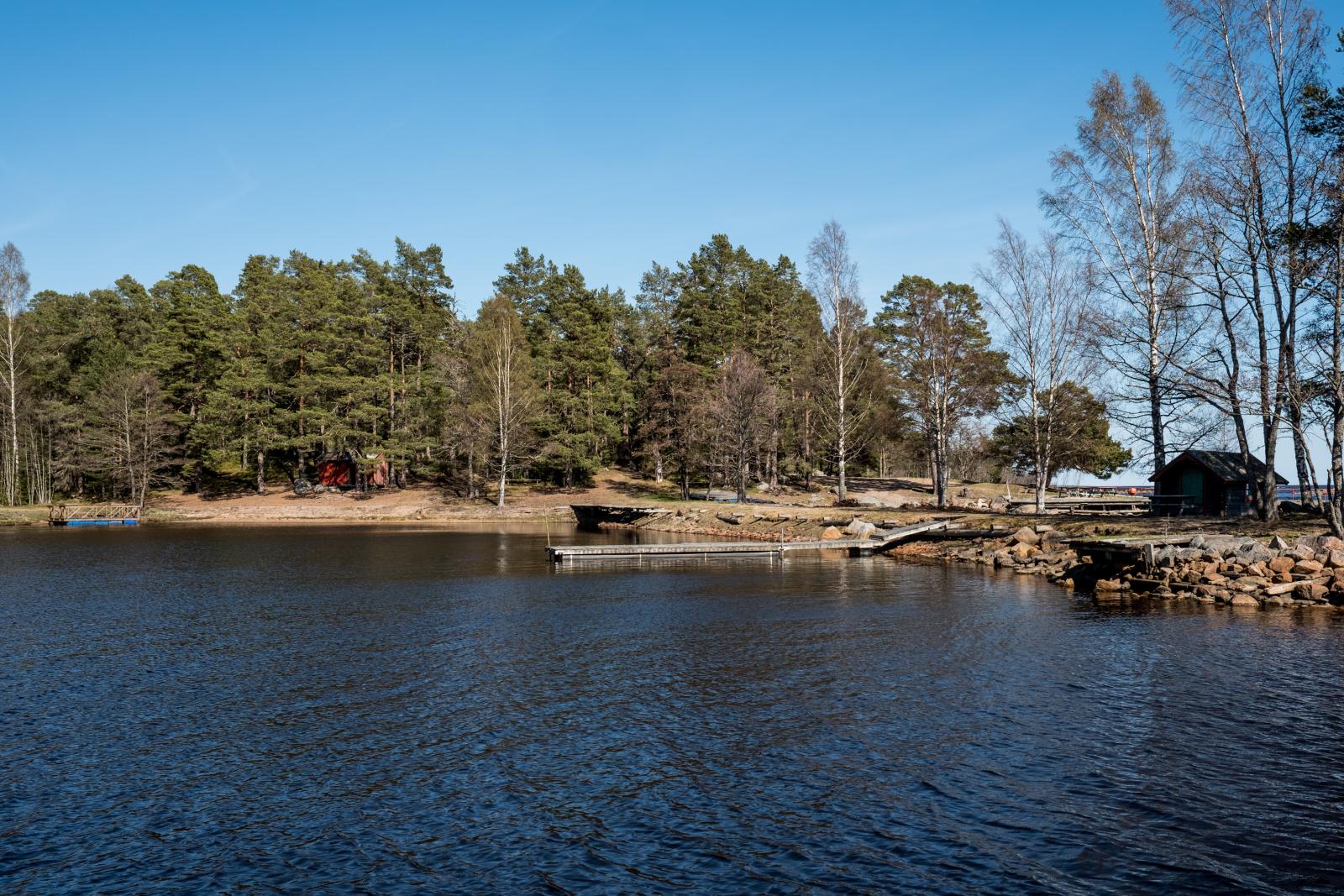 Området med gemensam grillstuga