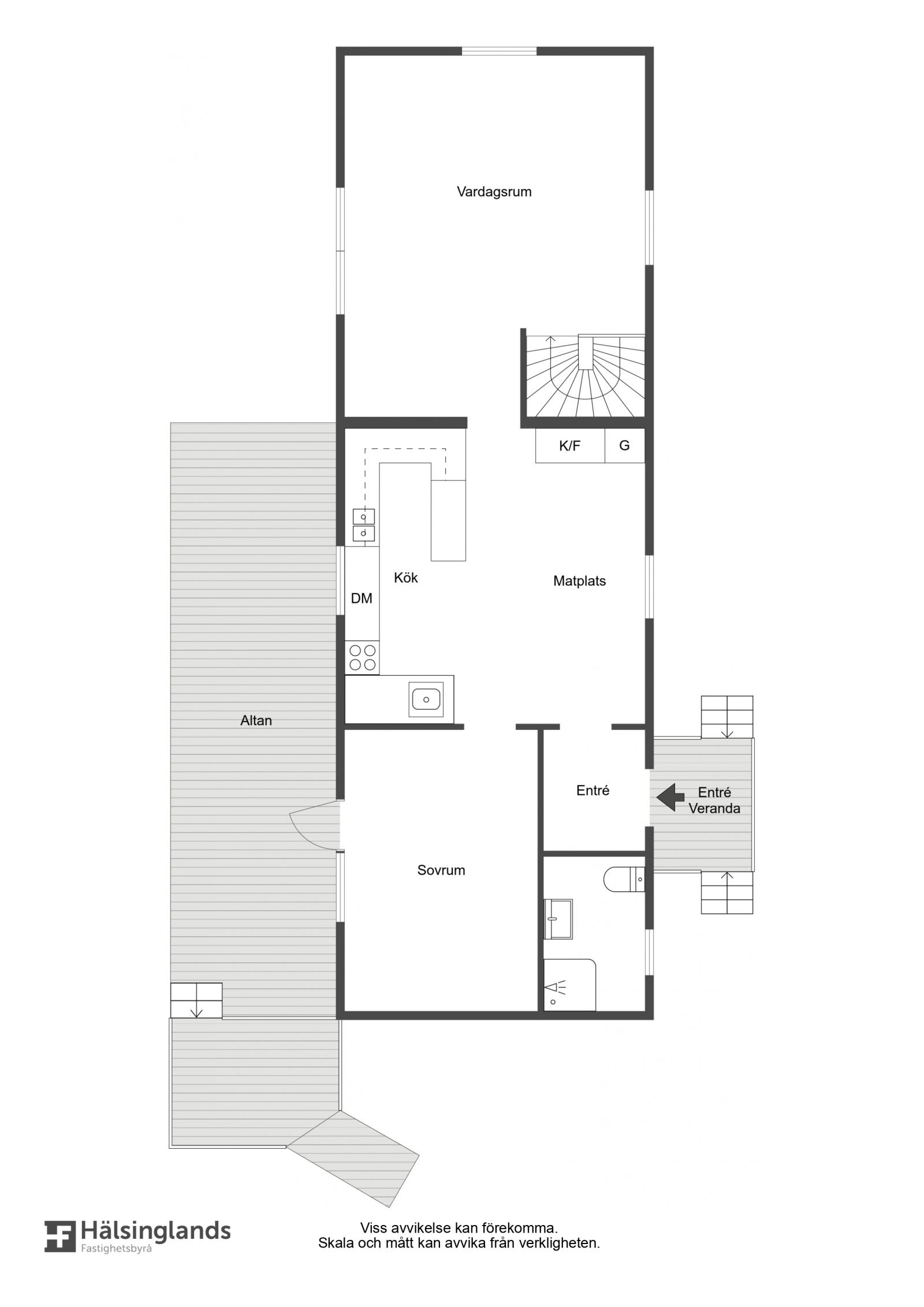 Floorplan letterhead - Enoksnäs 14 - Våning 1 - 2D Floor Plan
