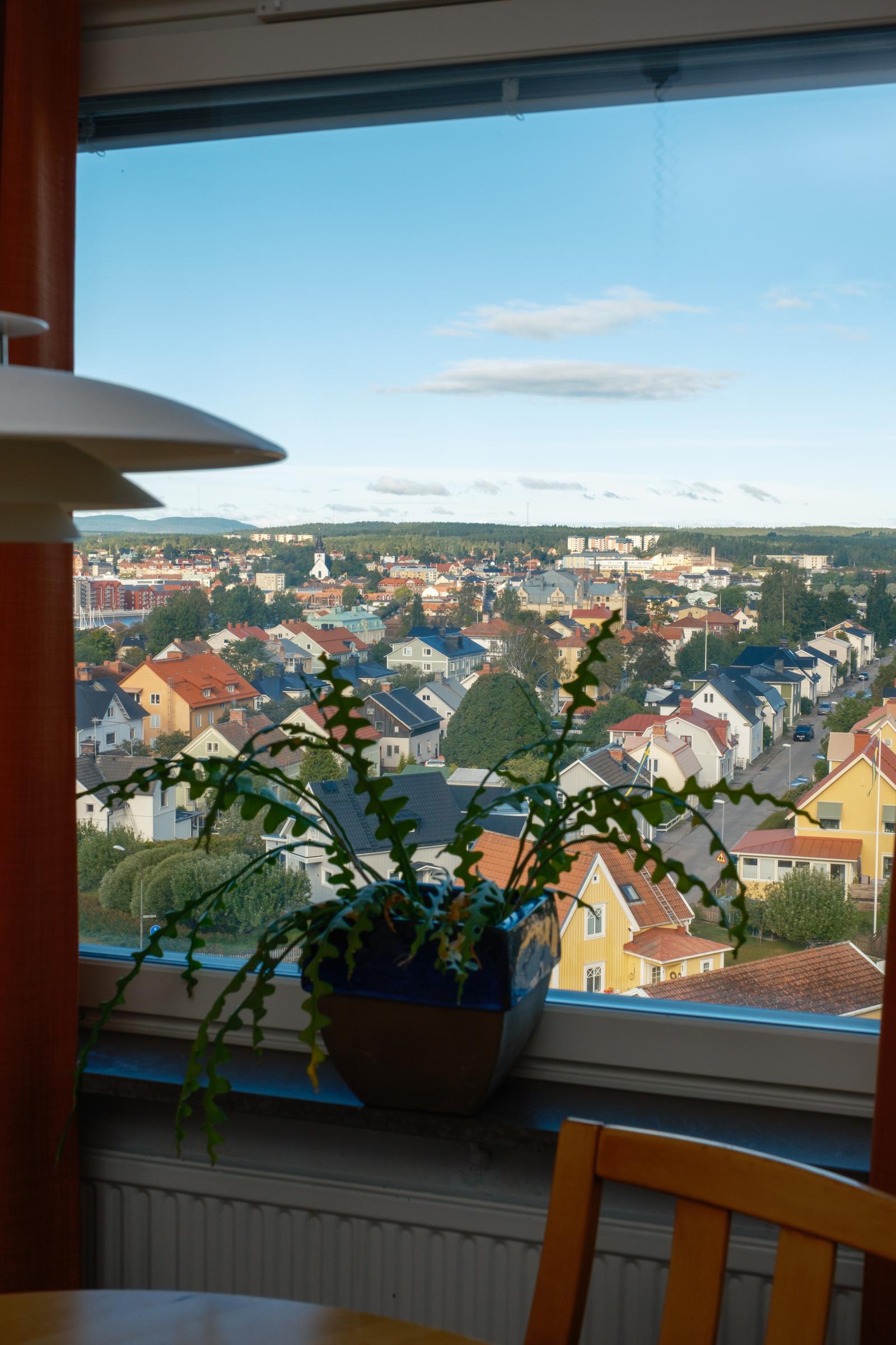Utsikt från köket på våning 7