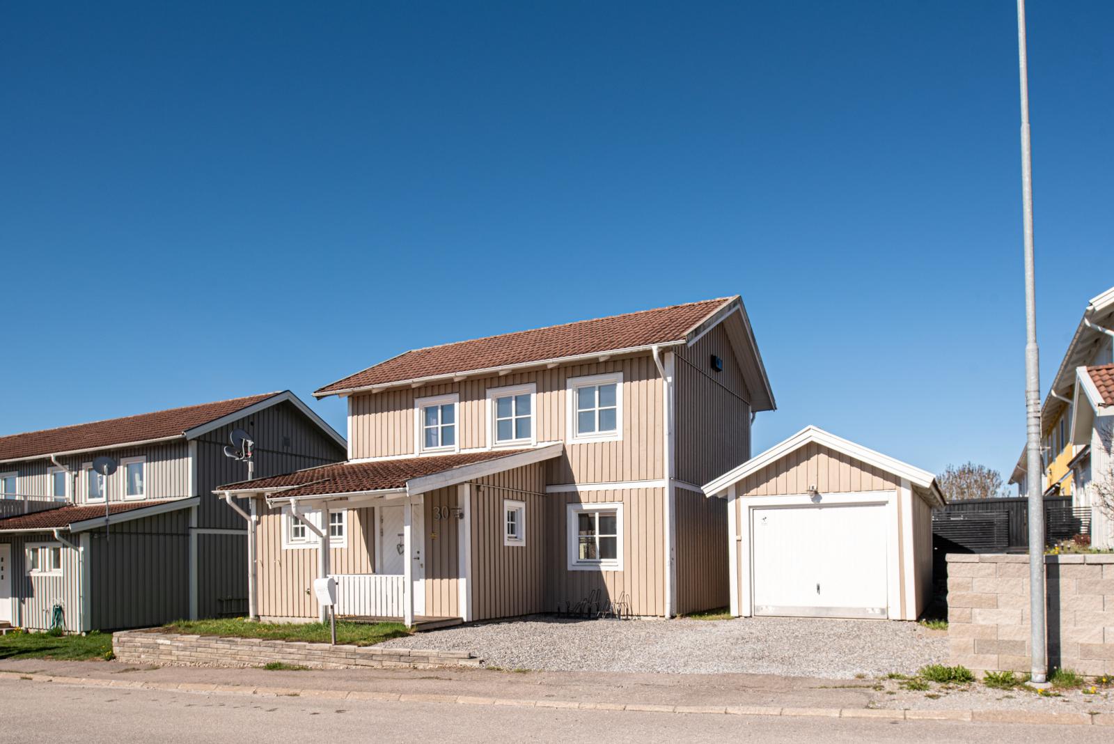 Huset med det fristående garaget