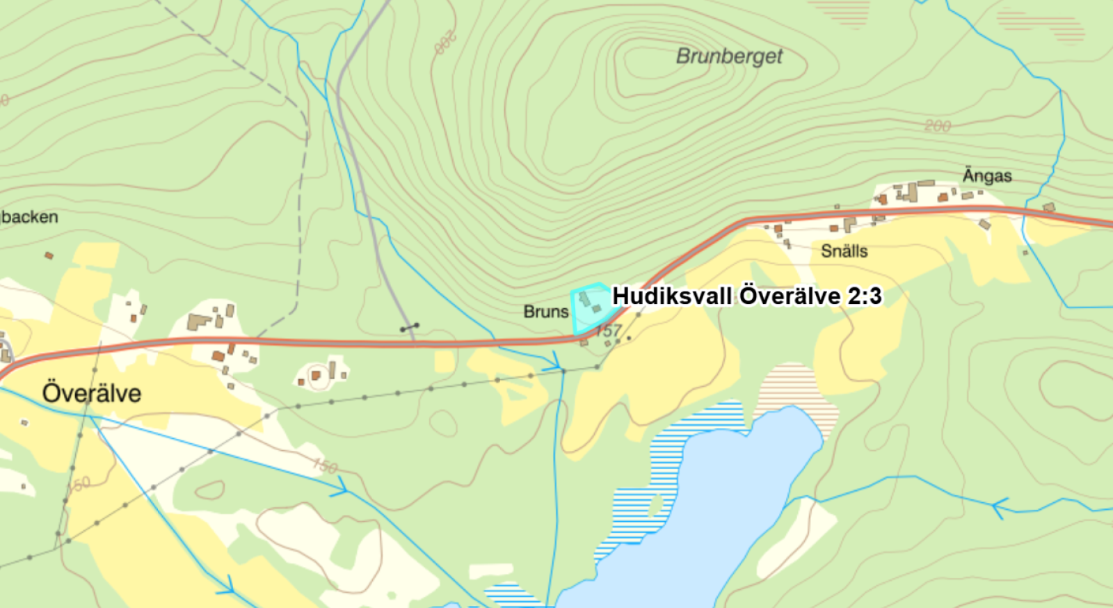 Överälve 18 - översiktskarta