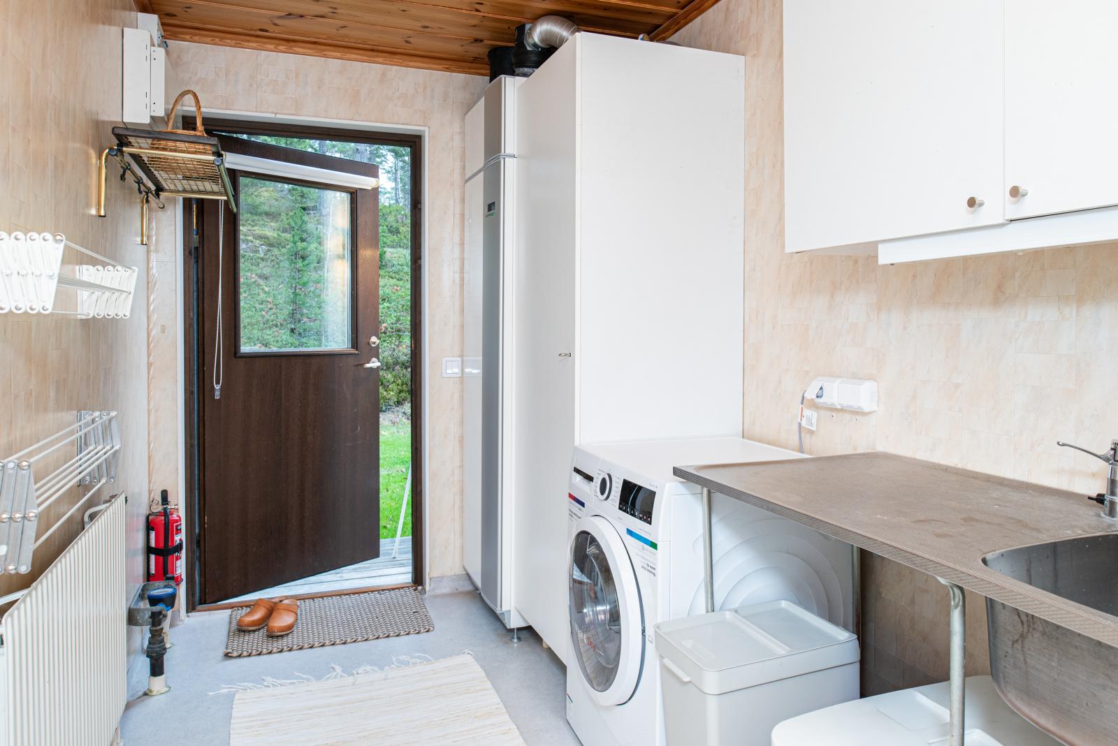 Groventré/tvättstuga