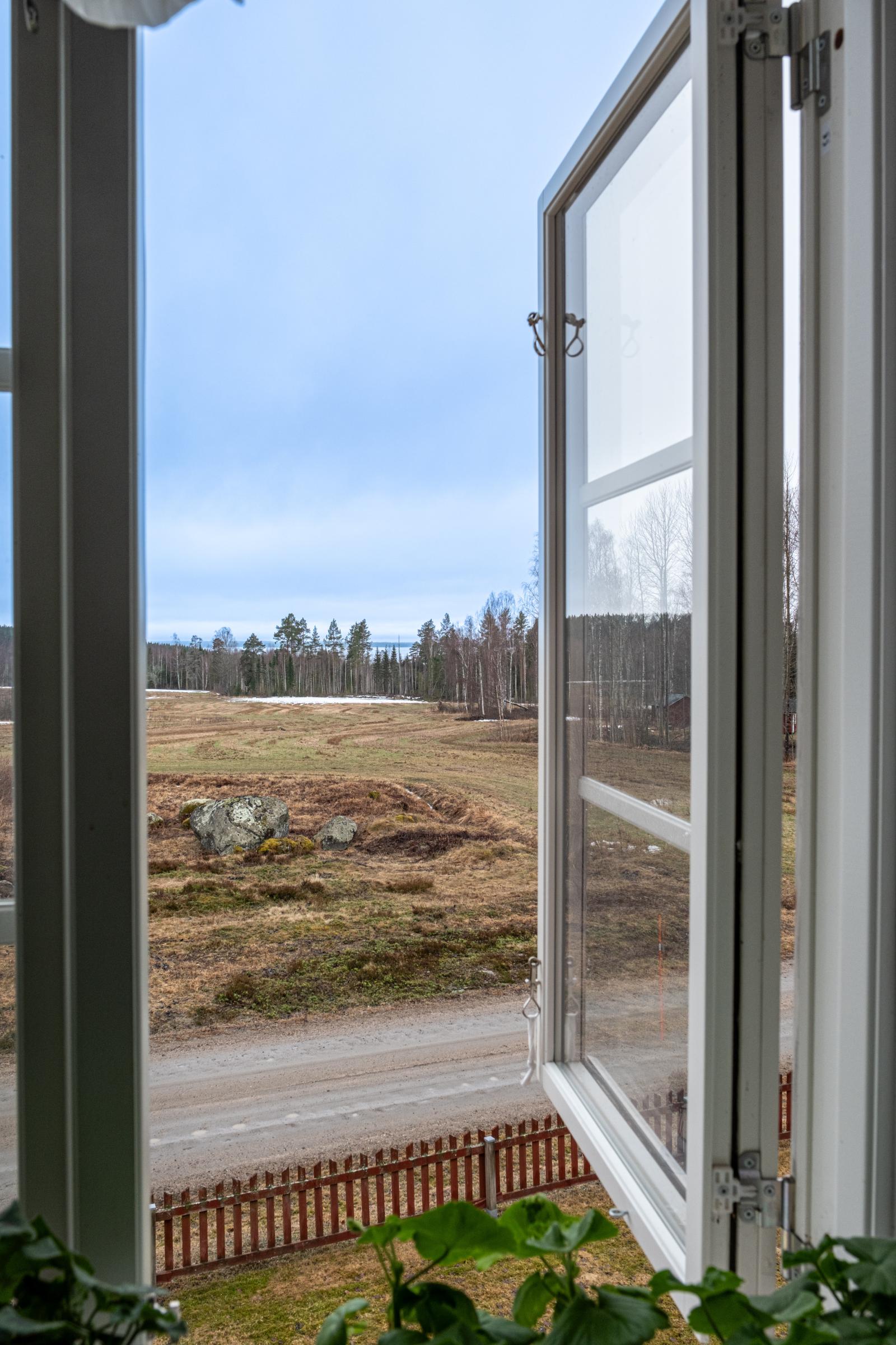 Utsikt genom ett fönster