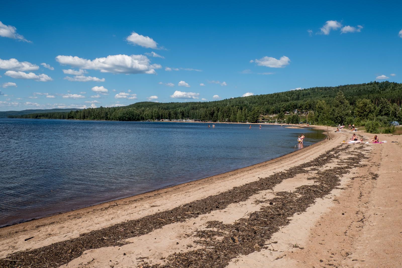 Vid stranden nedanför