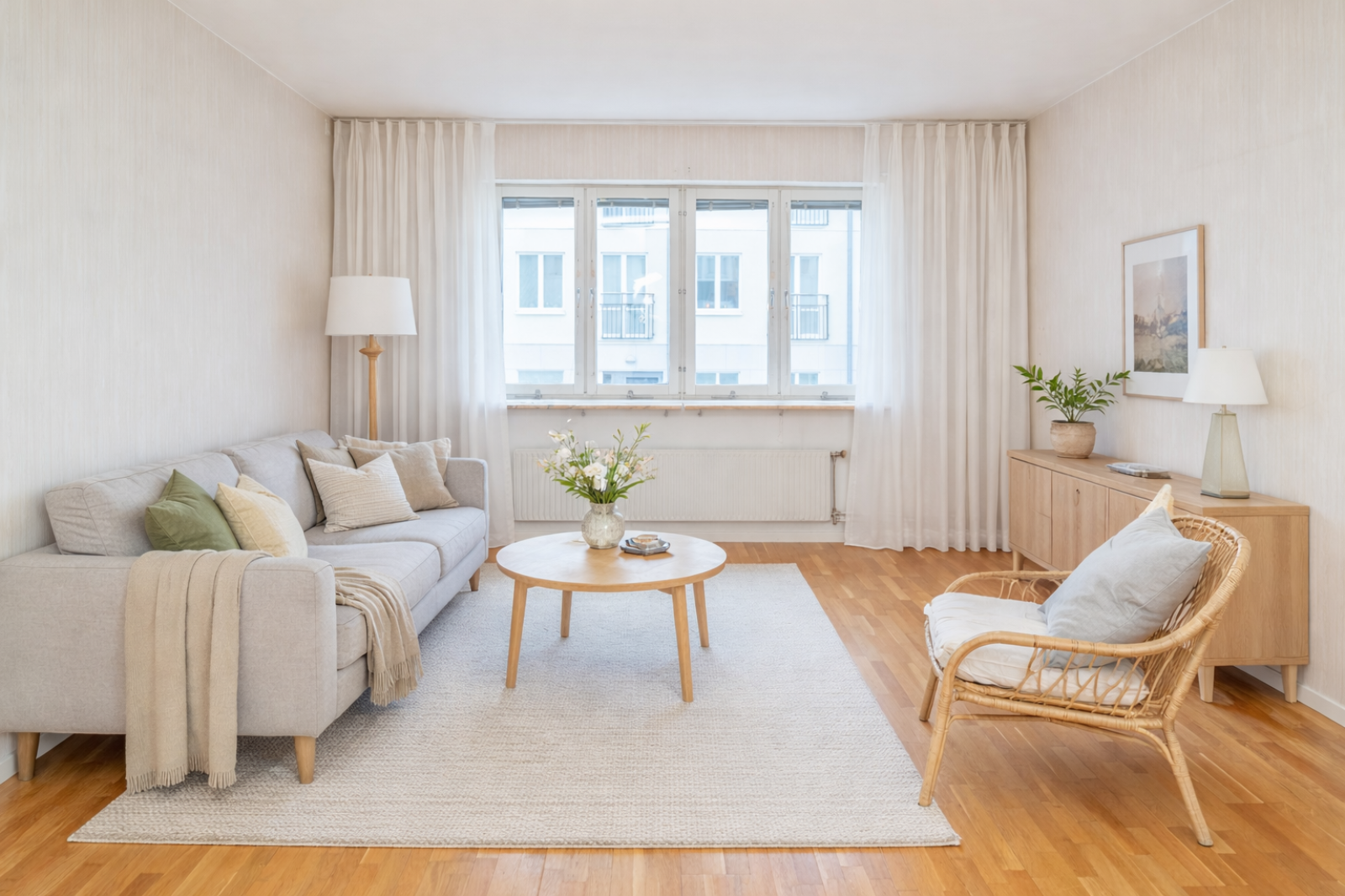 Inspirationsbild vardagsrum - med hjälp av ChatGPT 