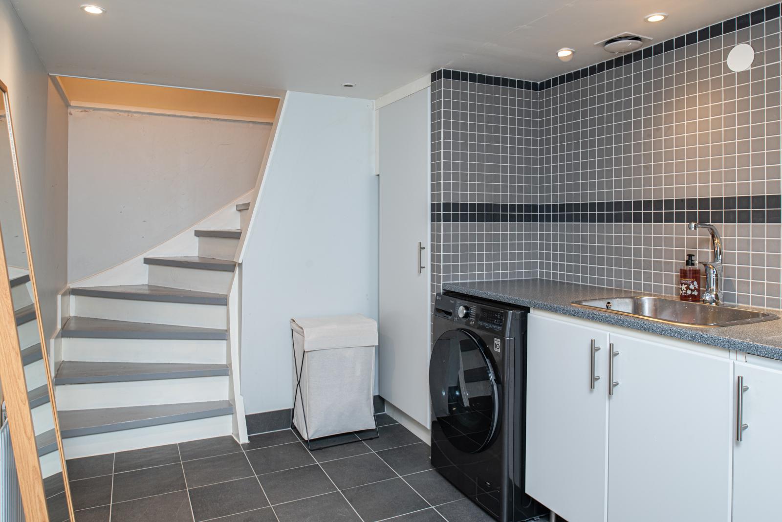 Tvättstuga i källare