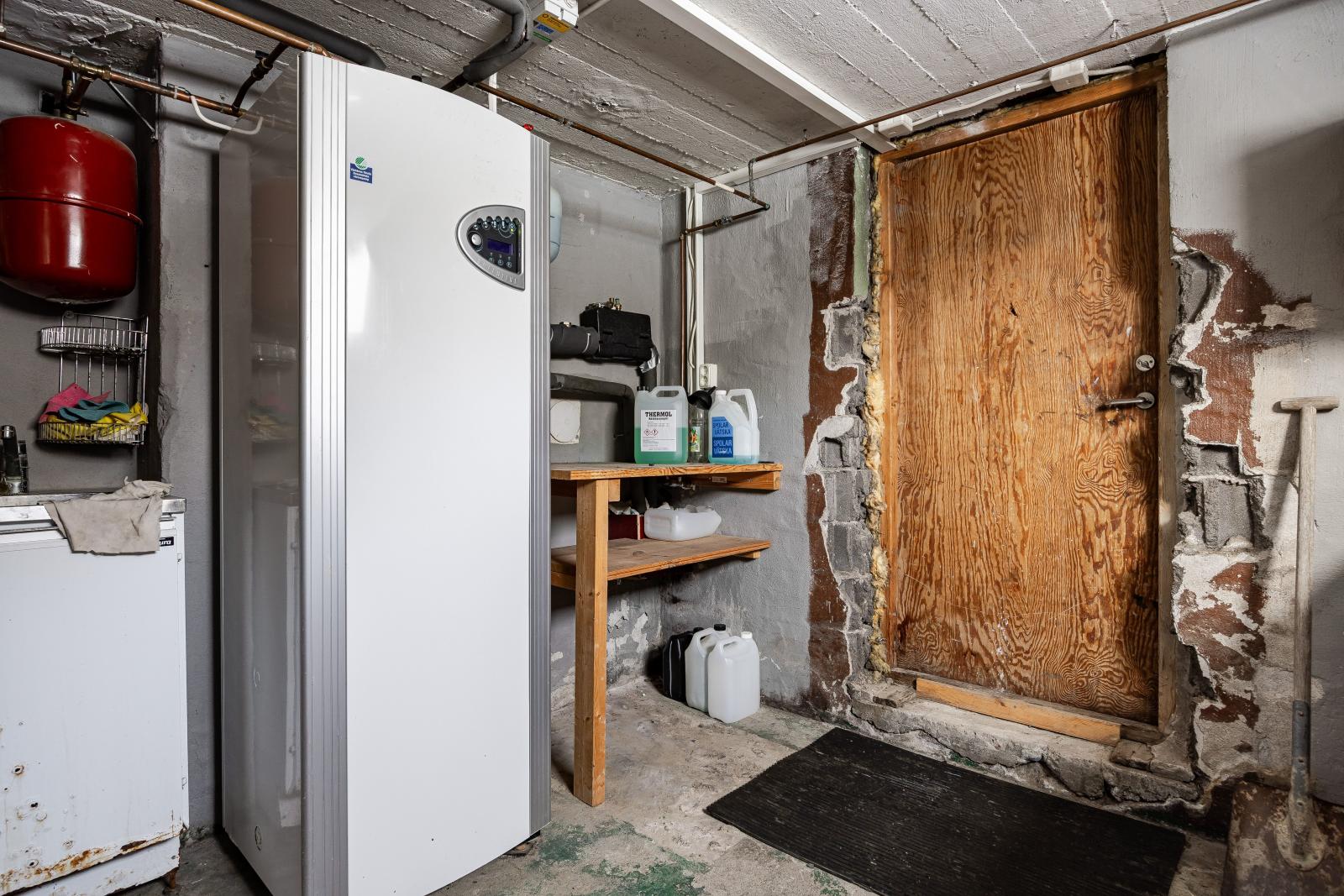 Jordvärme källarplan