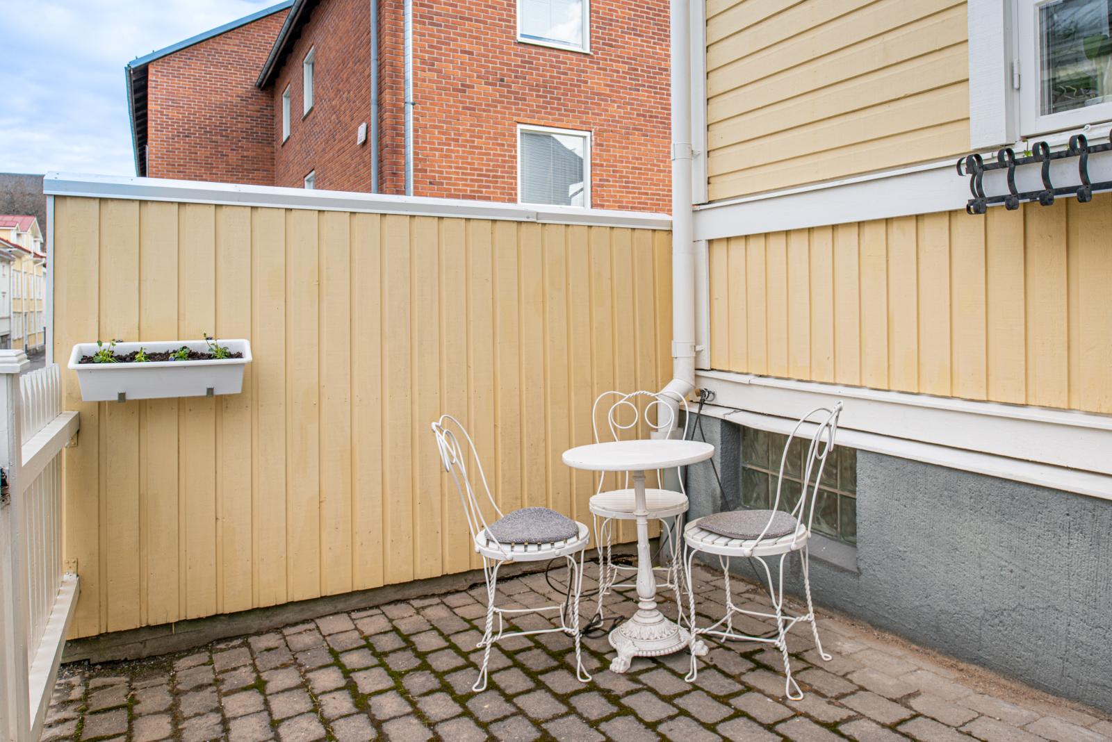 Uteplats på framsidan