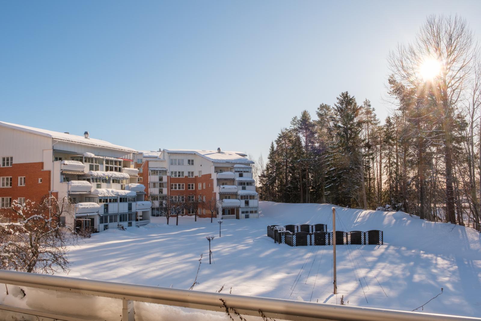 Utsikt från balkongen