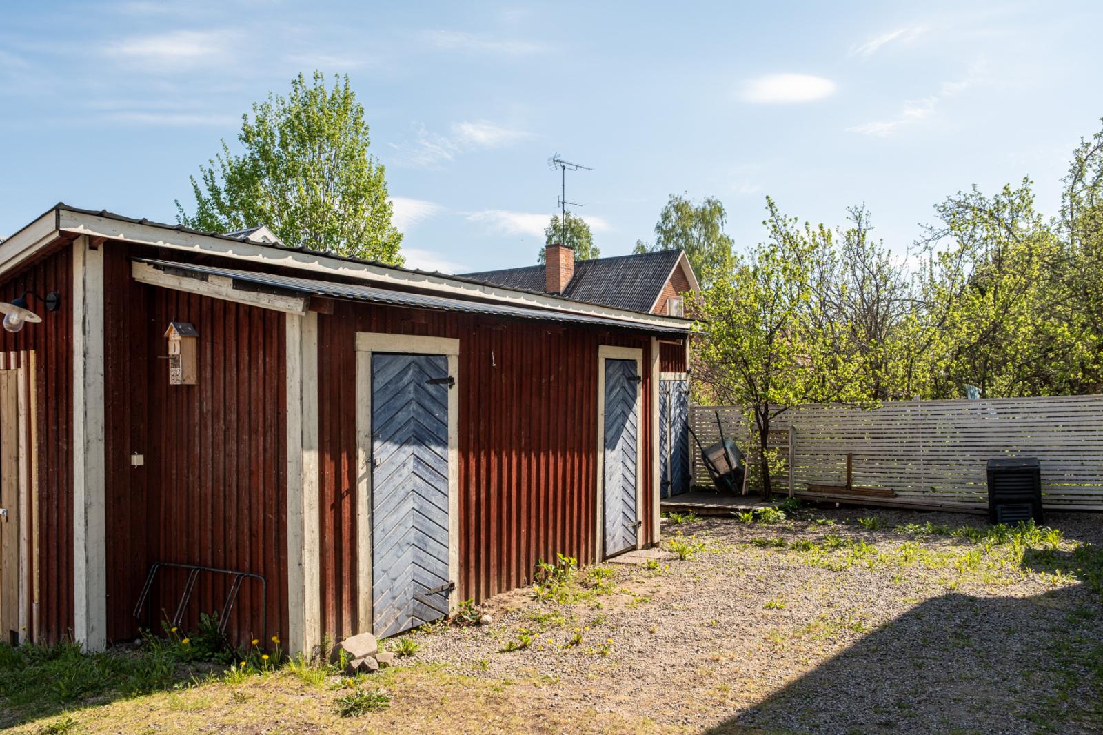 Förråd(garaget syns ej på bild)
