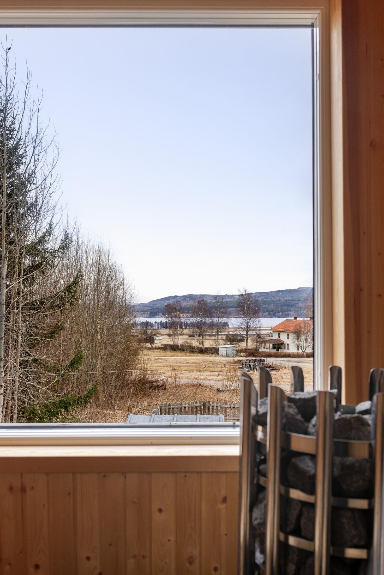 Utsikt från bastun - Gäststuga