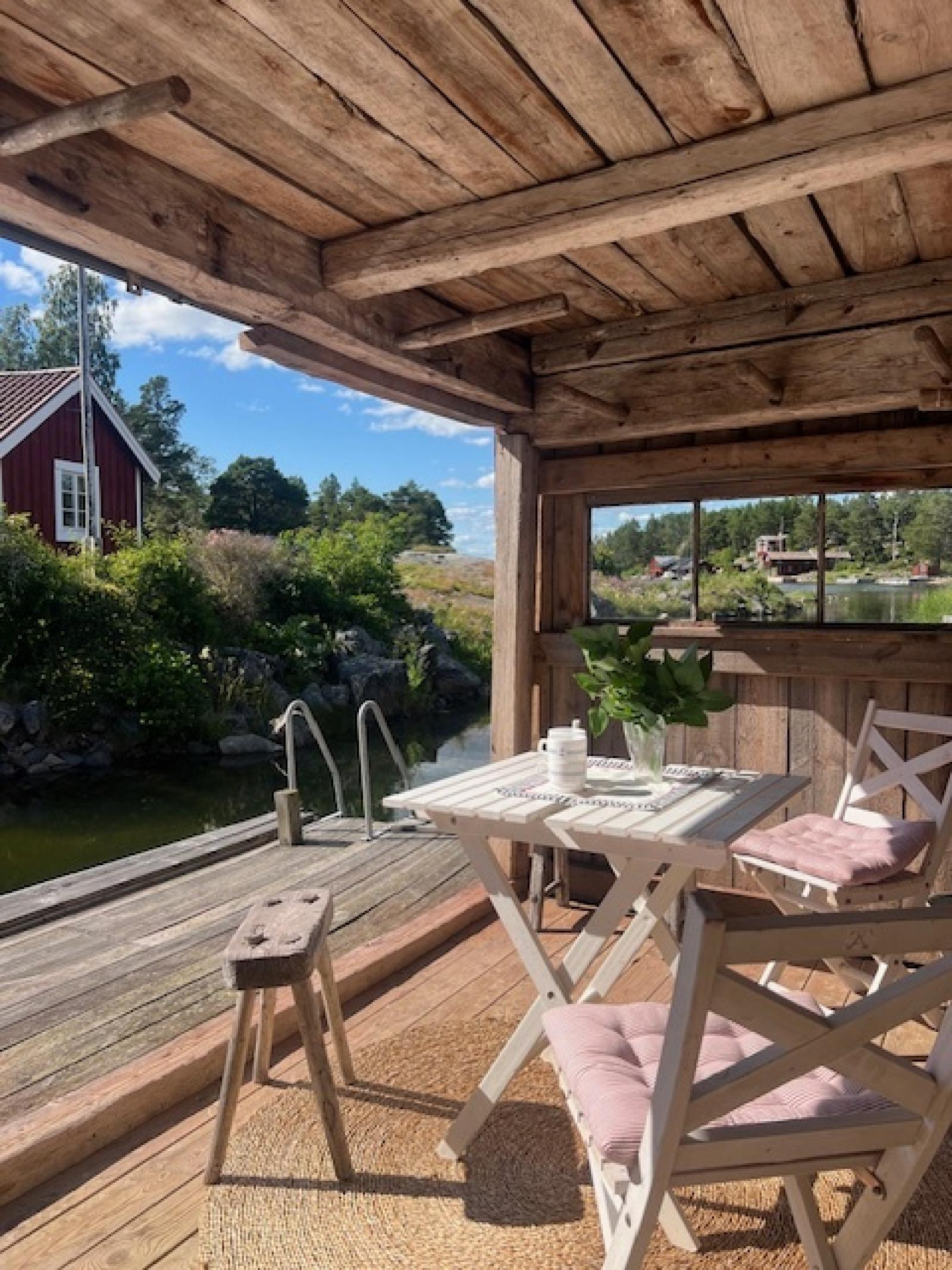 Verandan mot vattnet