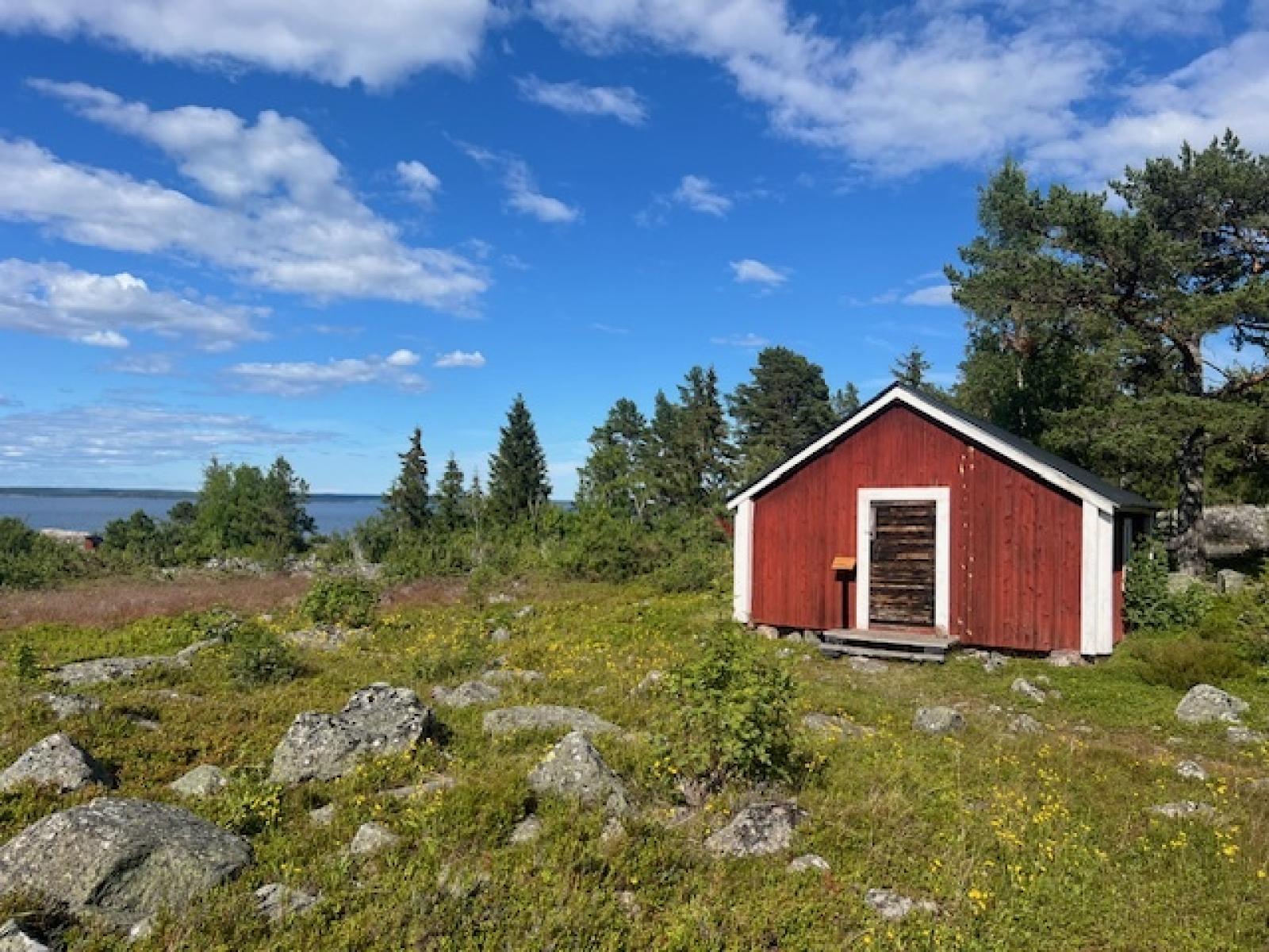 På ön
