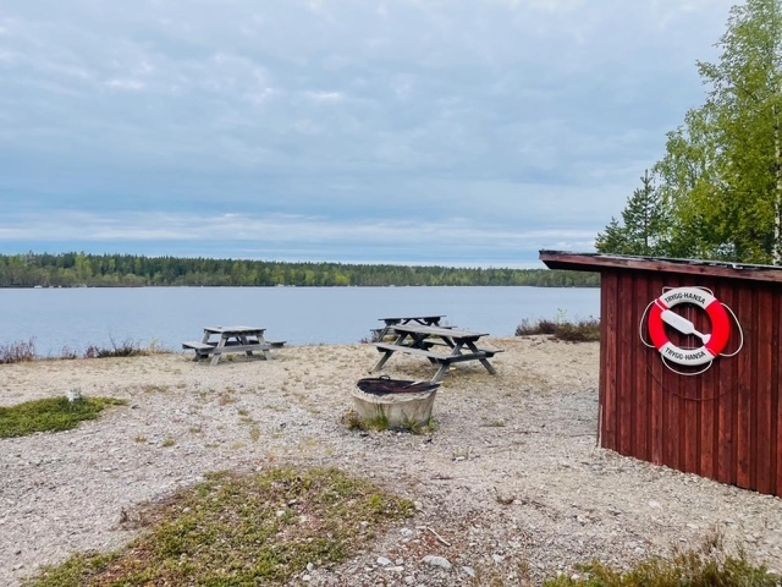 Grillplats vid Byhedssjön