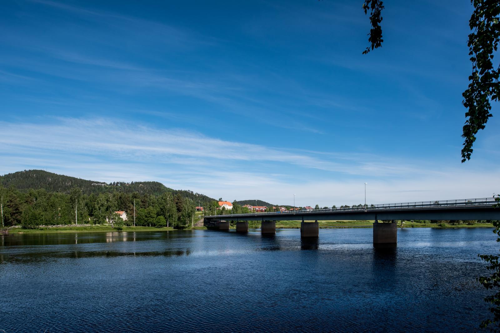 Bilder från Järvsö - bron över Ljusnan