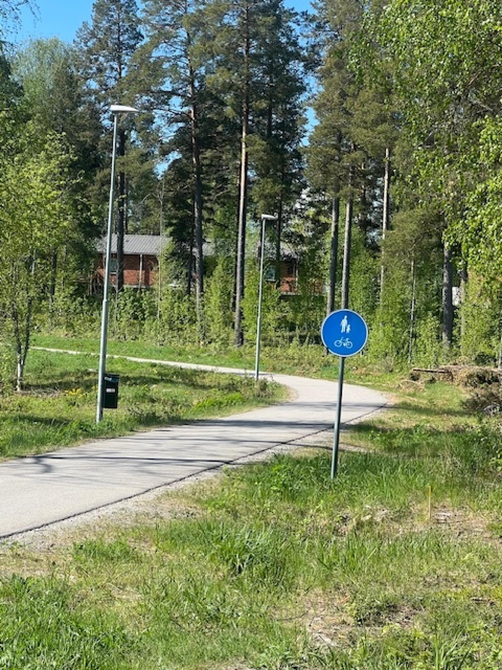 I området
