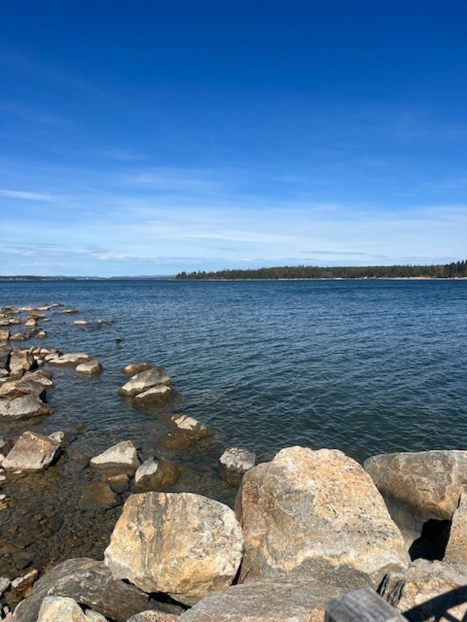 Havet - med utsikt in mot stan