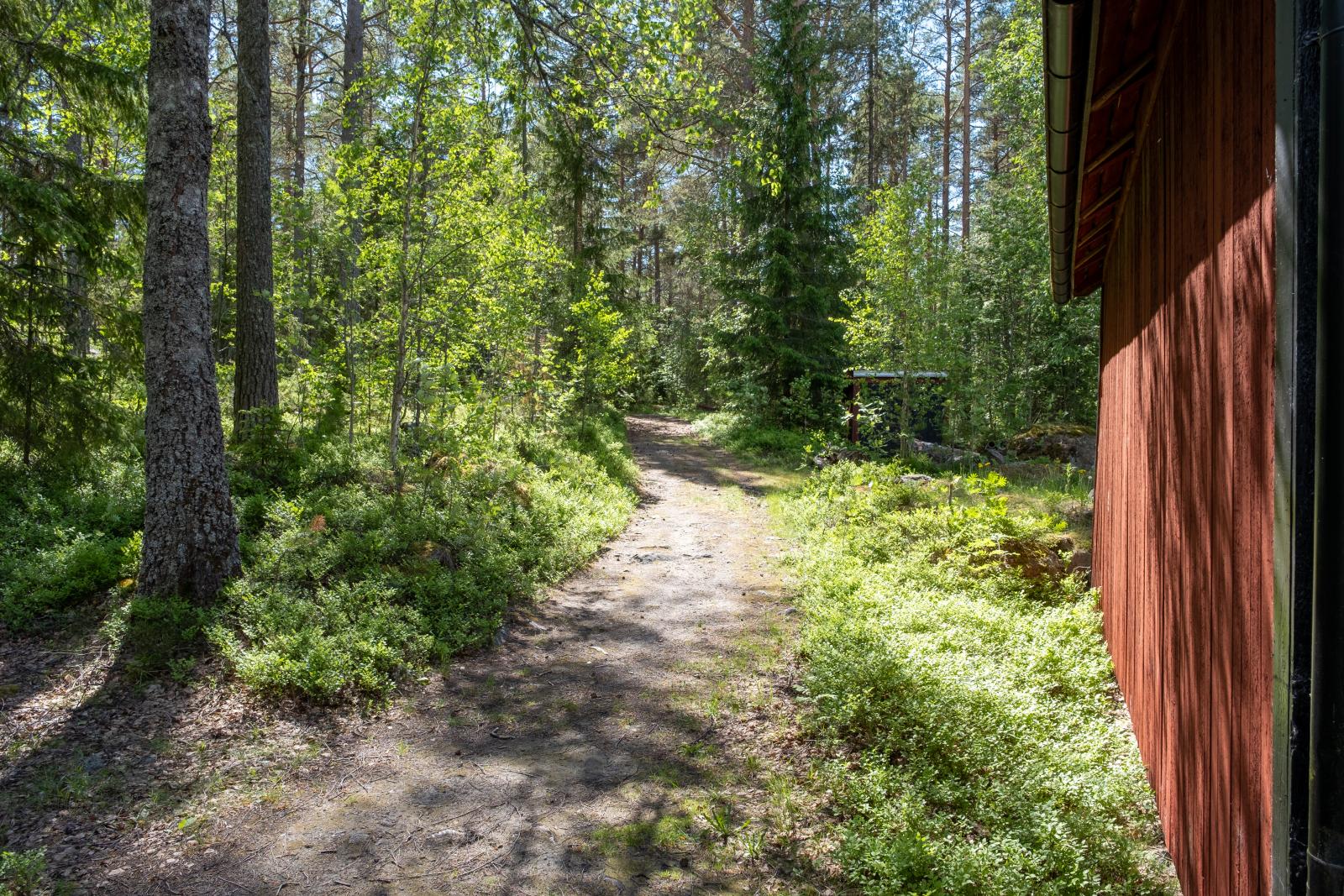 I brynet ovanför huset