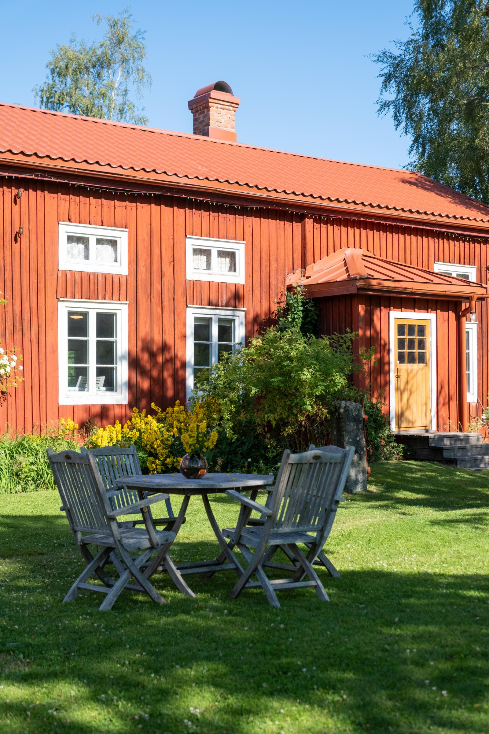 I trädgården