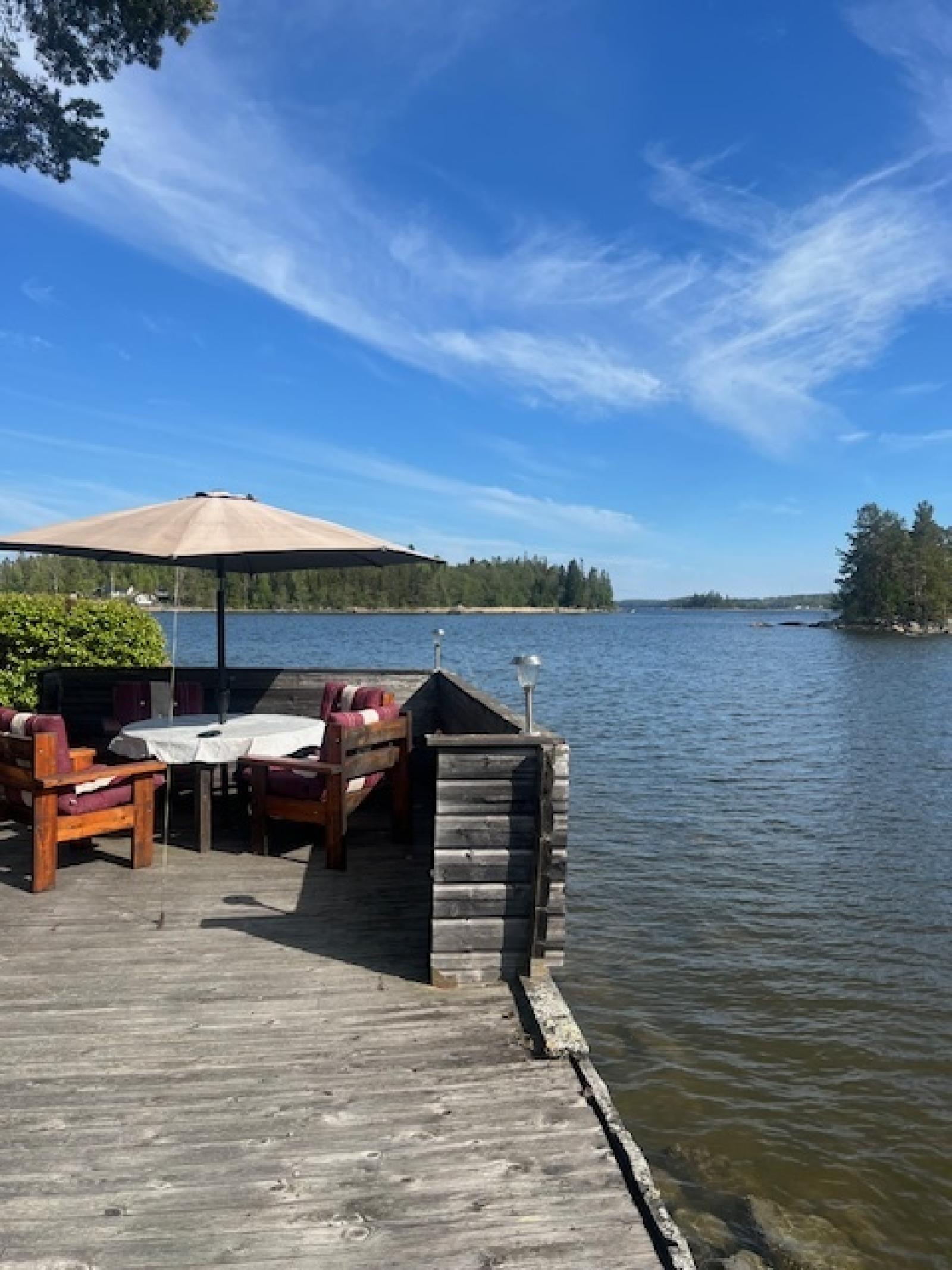 Utsikten från verandan