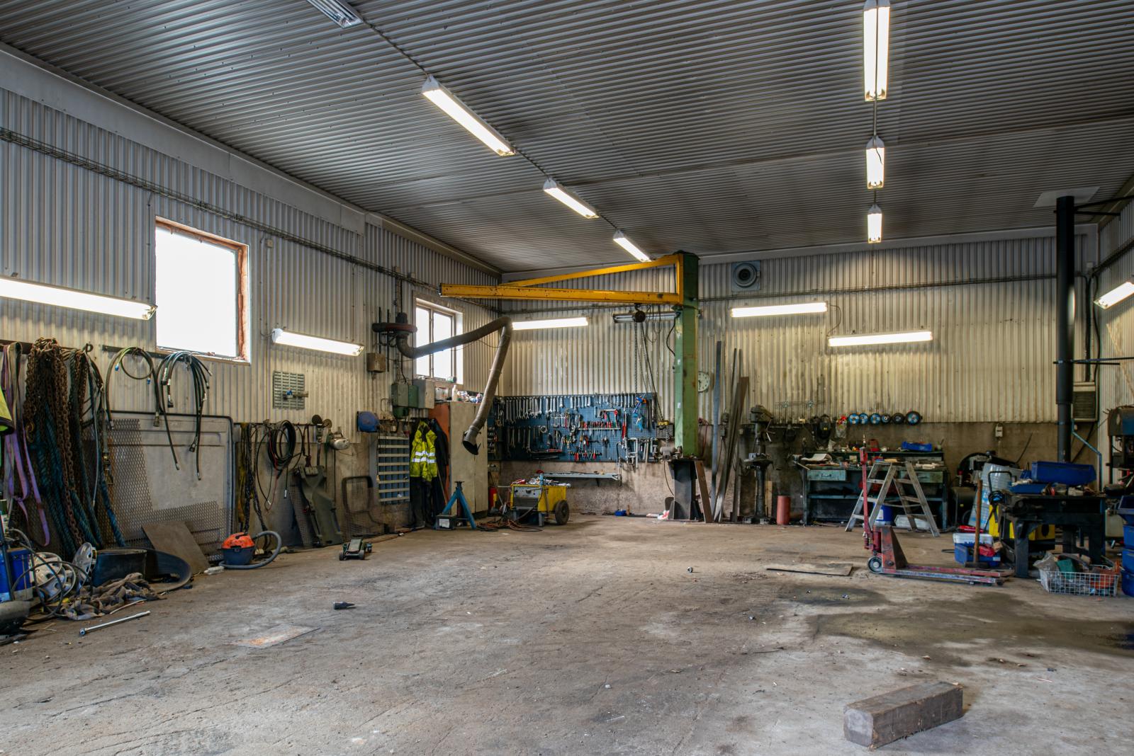 I garage/verkstad