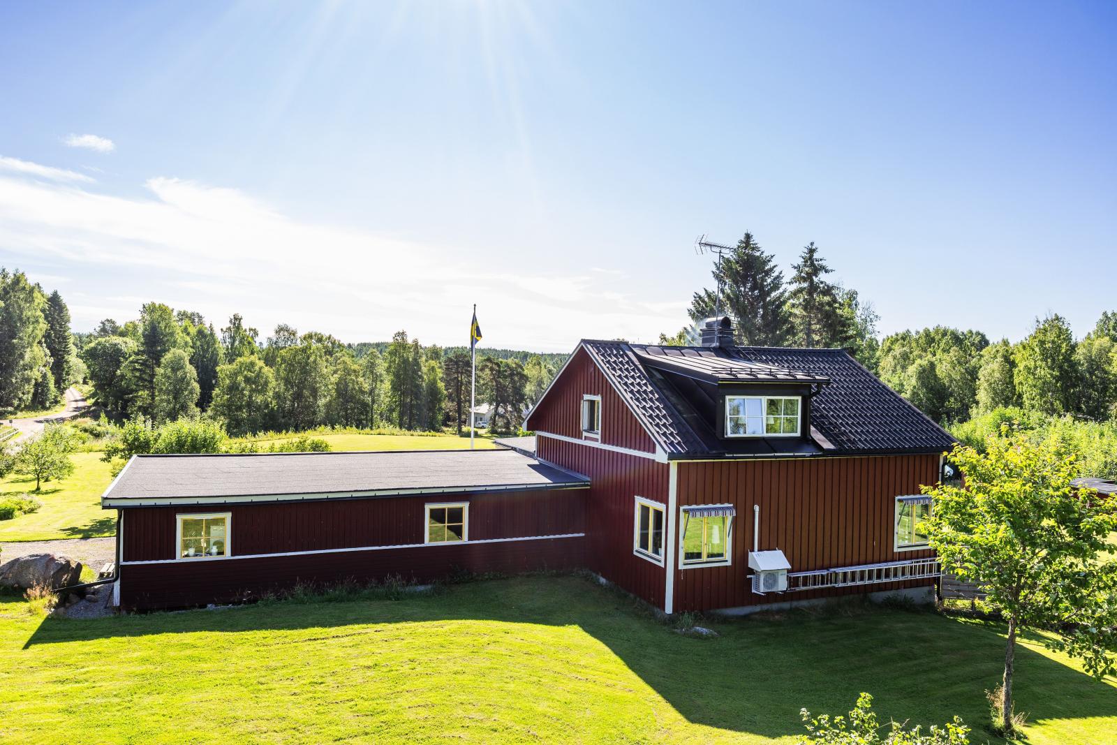 Baksidan av huset