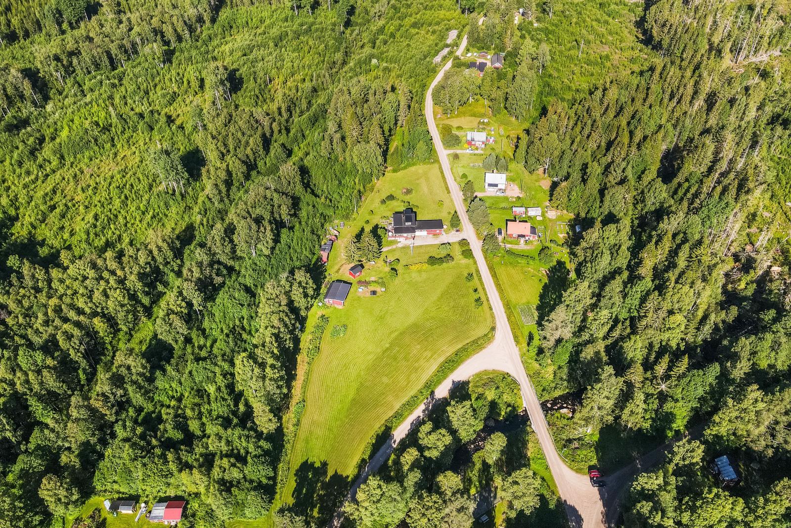 Vy över byn