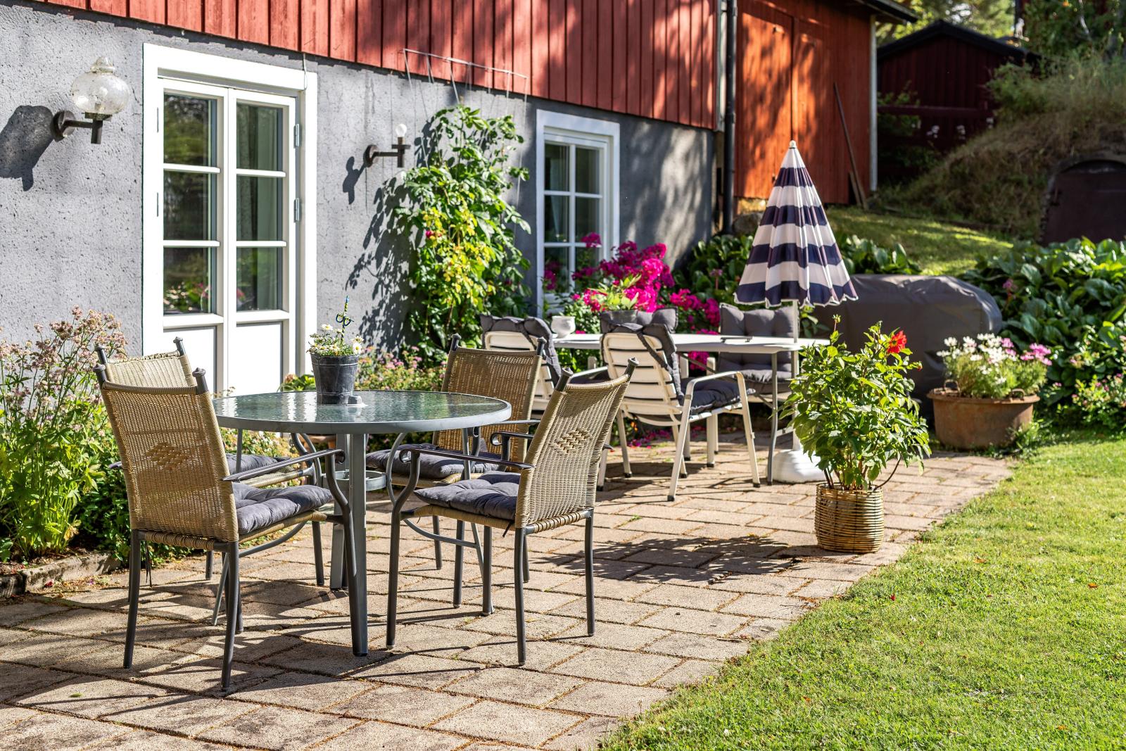 Uteplats i söderläge