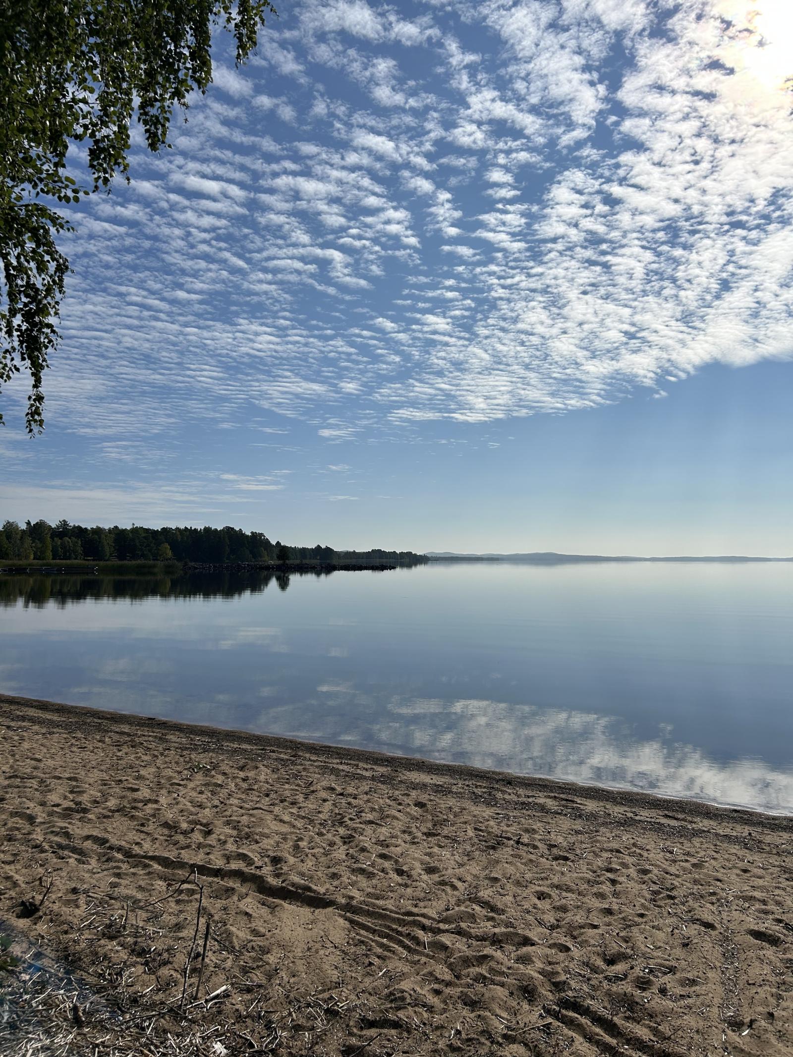 Stranden vid Dellenbaden, Södra Dellen