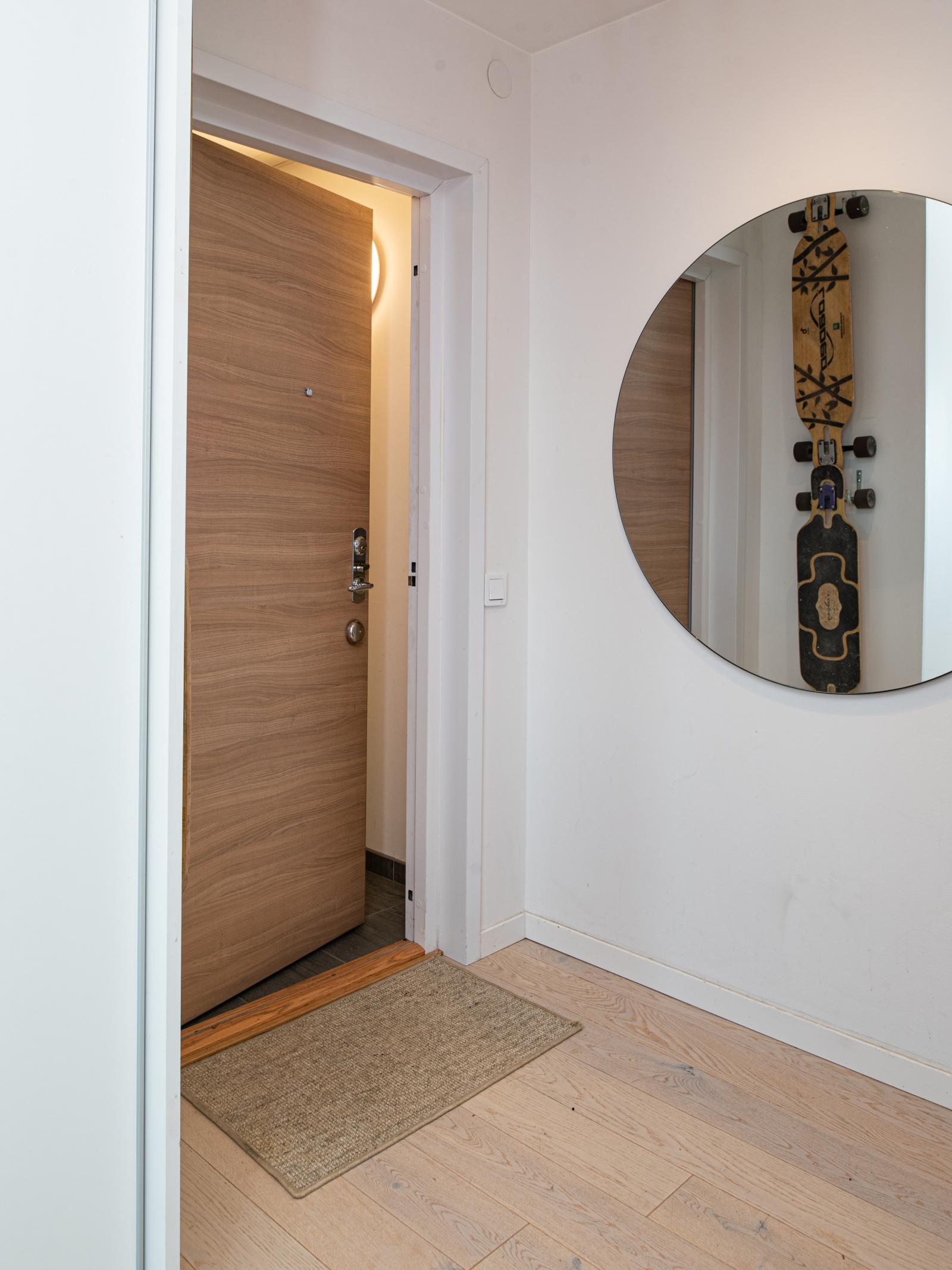 Välkommen in till hall/entré